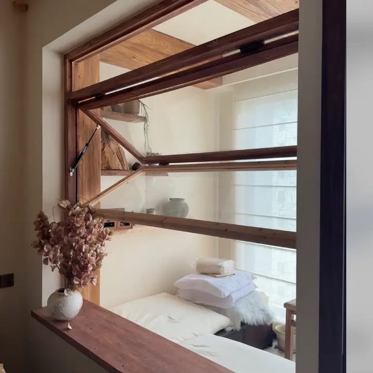 알루미늄 합금 상단 힌지형 창문